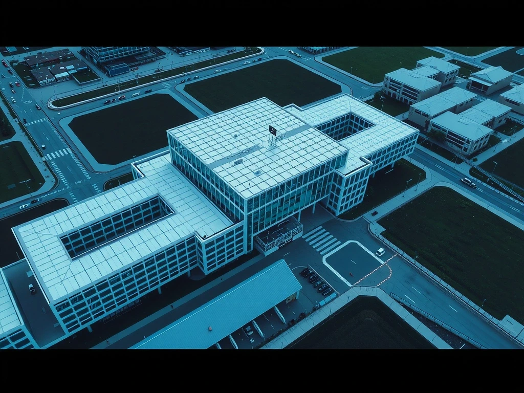 სერვერული ჰაბის აეროფოტო